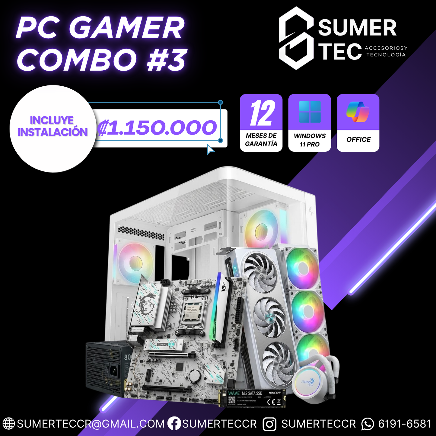 COMBO PC GAMER U2