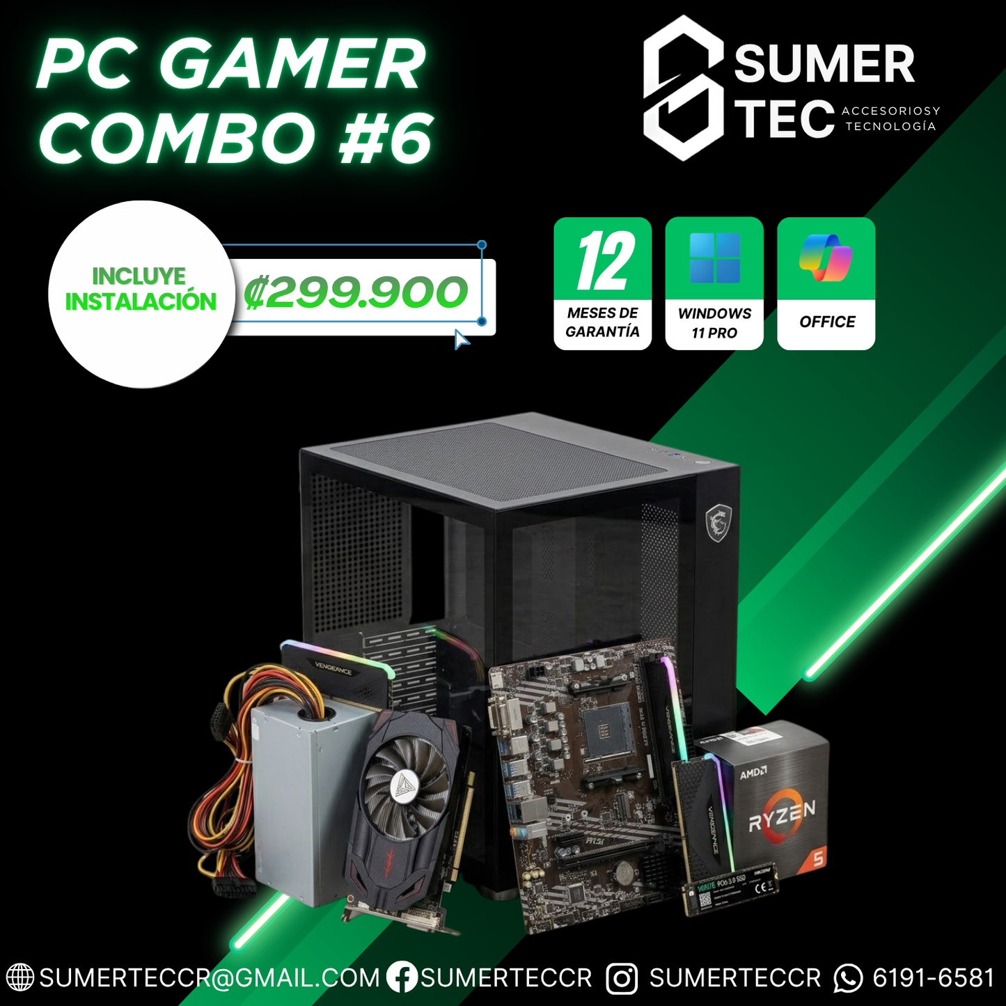 COMBO PC GAMER S6