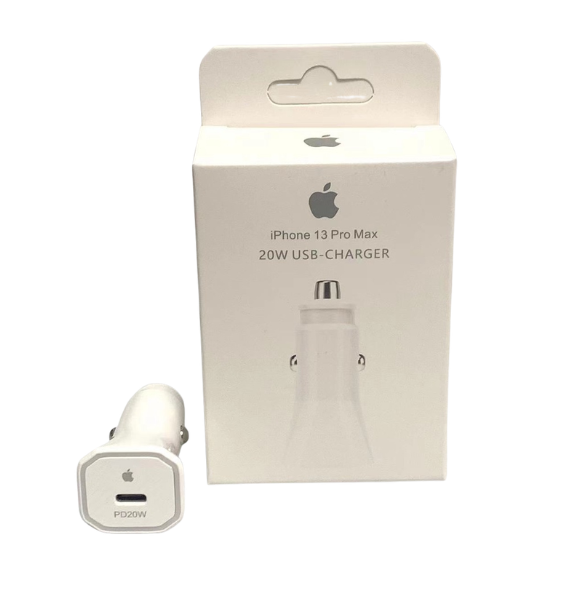 Cargador USB 20W para iPhone 13 Pro Max para carro