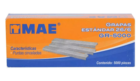 Grapas estándar MAE 5000 piezas