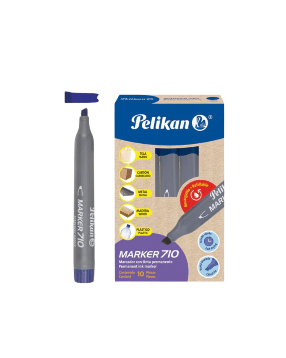 Marcador permanente 710 Pelikan  10 unidades