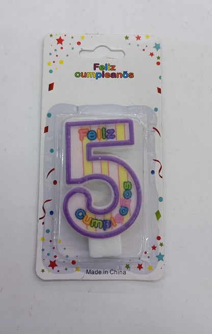 Candelas para cumpleaños