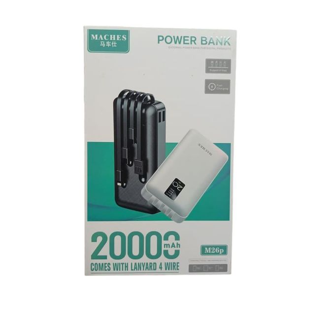 Batería portátil con adaptador tipo C y iPhone