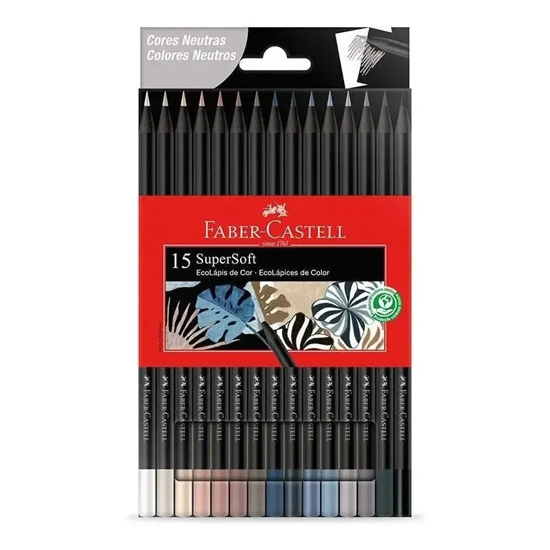 Ecolápices de color SuperSoft Faber-Castell