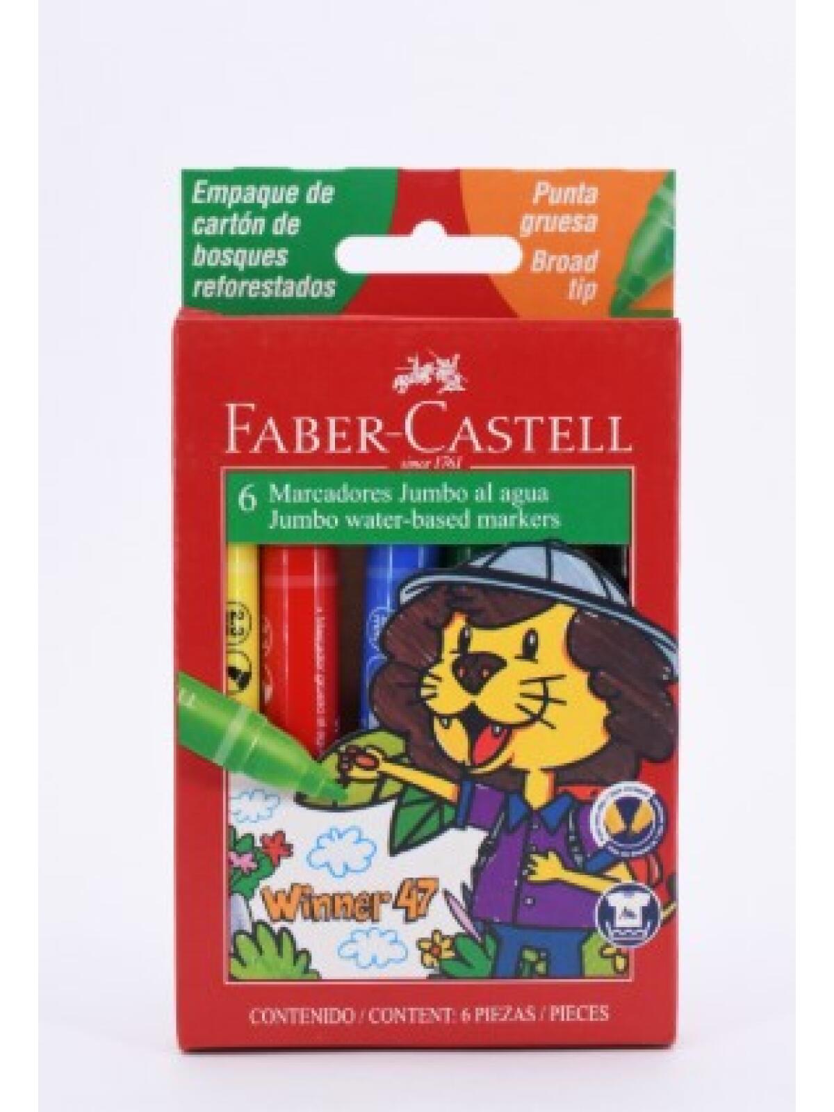 Marcadores Jumbo Faber-Castell