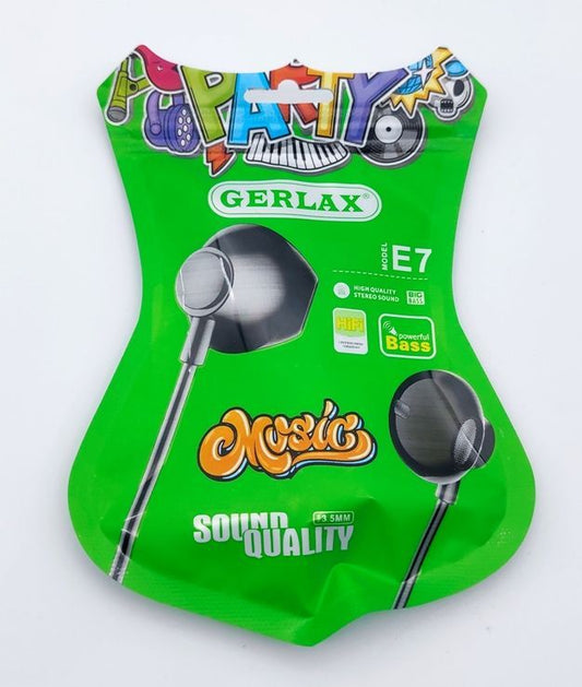 Audífonos de cable Gerlax E7