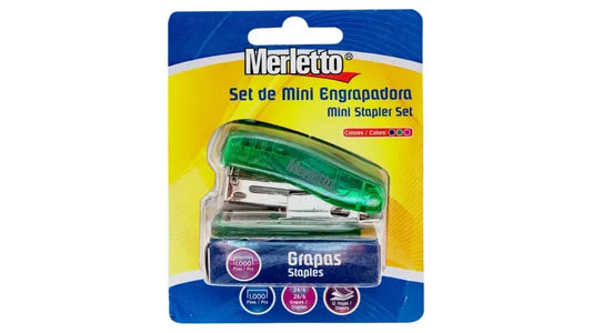 Set de mini engrapadora Merletto