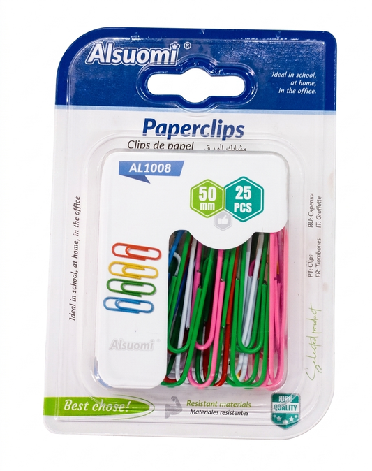 Clips de papel Alsuomi 50mm