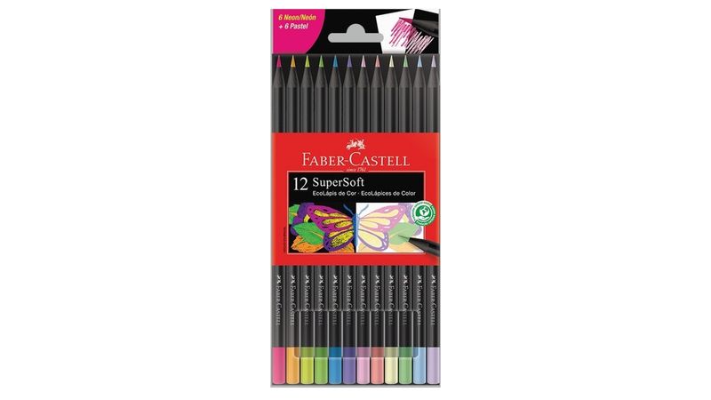Ecolápices de color SuperSoft Faber-Castell