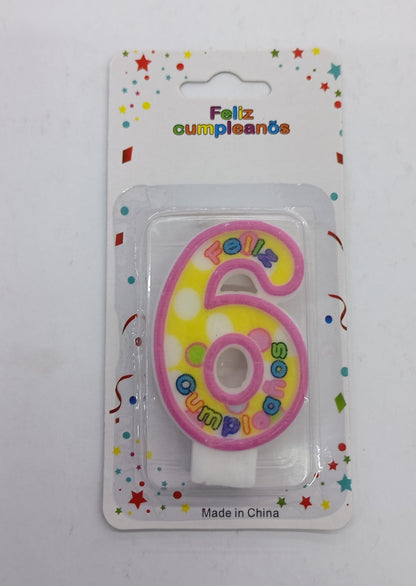Candelas para cumpleaños