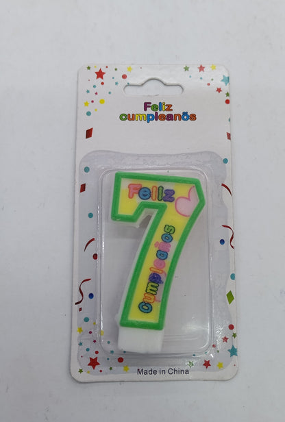 Candelas para cumpleaños
