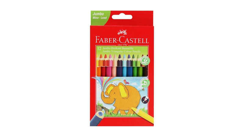 Lápices Jumbo Triangular Faber-Castell