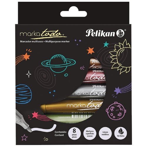 Marcador Multiusos Pelikan 8 unidades