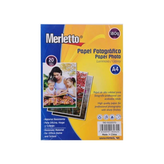 Papel fotográfico A4 Merletto