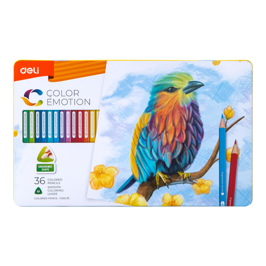 Lápices de color 36 unidades deli