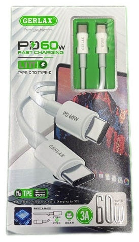 Cable tipo C de carga rápida Gerlax 60W