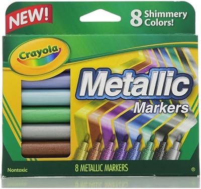 Marcadores Metálicos 8 unidades Crayola