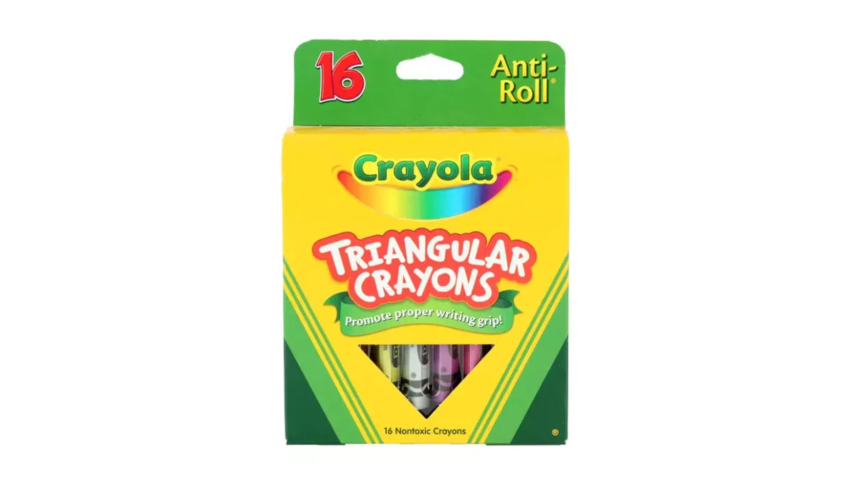 Crayolas triangulares 16 unidades