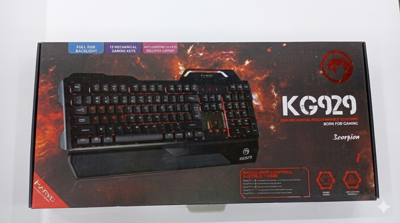 Teclado Gamer KG929 Marvo
