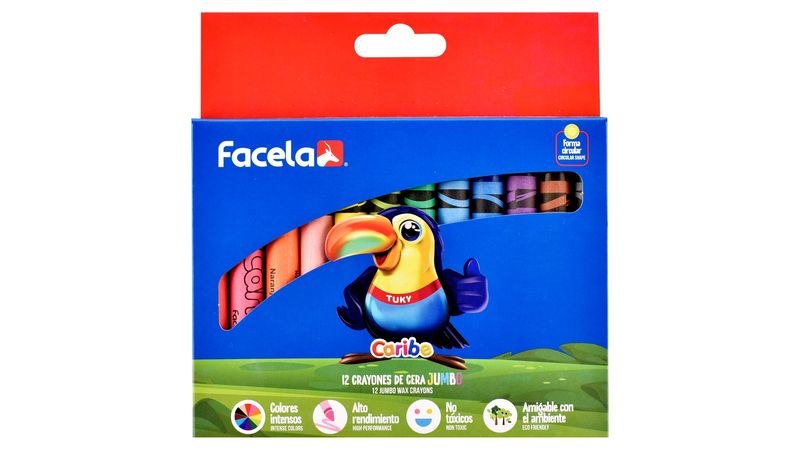Crayones triangulares Jumbo Facela