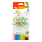 Lápices de color metálico 12 unidades deli