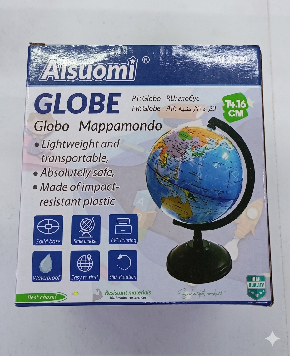 Globo terráqueo 14.16 cm Alsuomi
