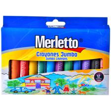 Crayones Jumbo Merletto 12 unidades