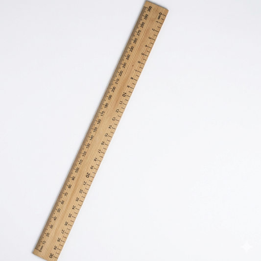 Regla de madera 30 cm