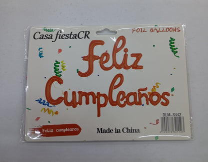 Letras de cumpleaños para fiesta