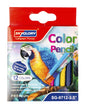 Lápices de color triangular SkyGlory 24 unidades