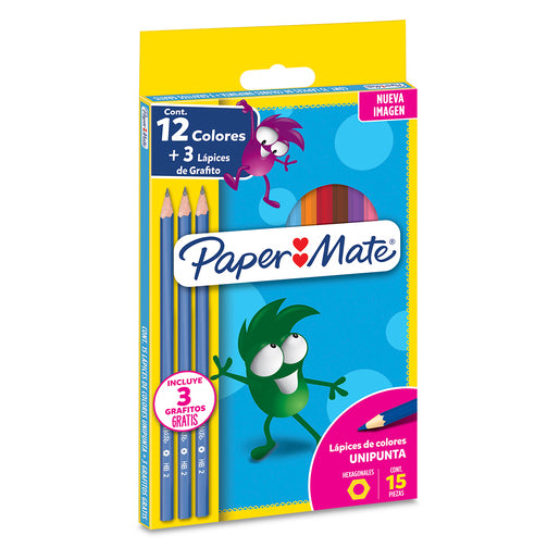 Lápices de colores unipunta Paper Mate