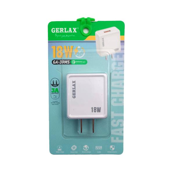 CARGADOR CUBO CASA GA-39MS GERLAX 18W