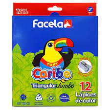 Lápices de color triangular Jumbo 12 unidades