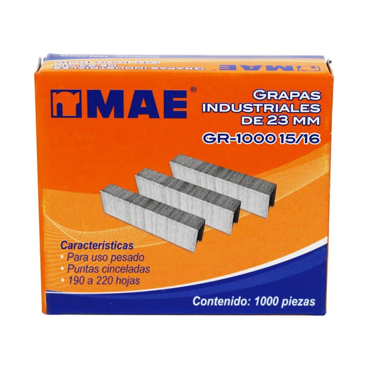 Grapas industriales MAE 1000 piezas