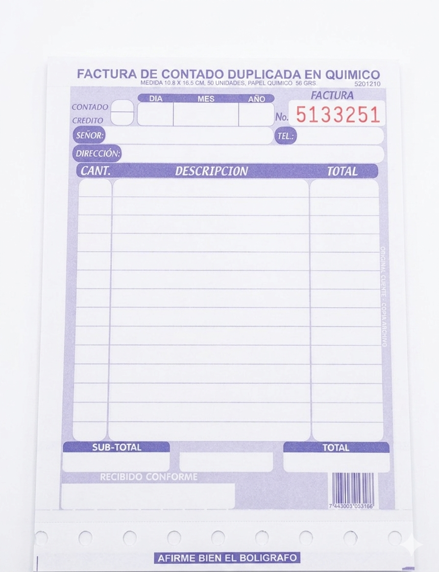 Factura de contado