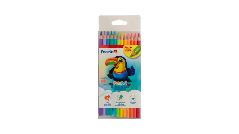 Lápices de color pastel Facela
