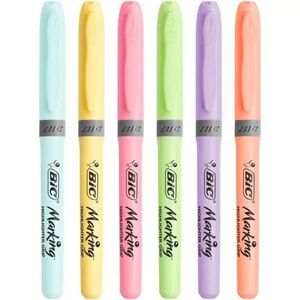 Resaltadores color pastel Bic 4 unidades