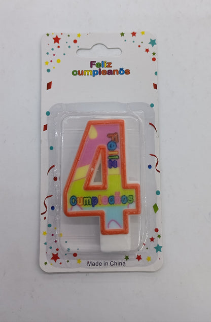 Candelas para cumpleaños